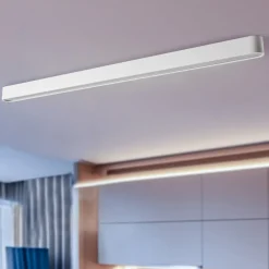 Nowodvorski Lighting Loftlampe Soft, 125 x 6 cm, hvid, aluminium, G13