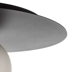 EMIBIG LIGHTING Loftlampe Solar, sort/opal, 1 lyskilde