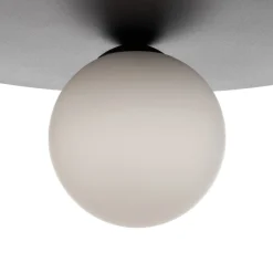 EMIBIG LIGHTING Loftlampe Solar, sort/opal, 1 lyskilde