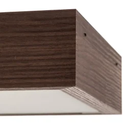 Argon Loftlampe Tromsö, 30x30 cm, valnød