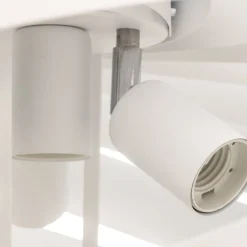 Domiluce Loftlampe Vento, hvid, Ø 60 cm, metal, E27