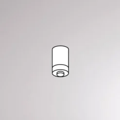 Molto Luce Loftsbeslag til Volare-skinne 1,5 cm sort