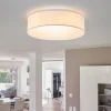 Smartwares Loftslampe Ceiling Dream, Ø 40 cm, tekstil, hvid