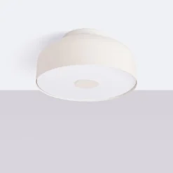 Loftslampe CLARO, beige, Ø 30 cm, metal, 4 x E27^SOLLUX LIGHTING Outlet