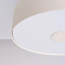 Loftslampe CLARO, beige, Ø 30 cm, metal, 4 x E27^SOLLUX LIGHTING Outlet