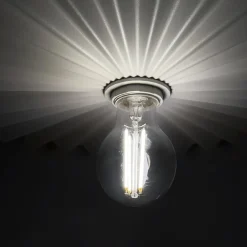 Loftslampe Doge_S, hvid, metal, Ø 39 cm, E27^Linea Light New