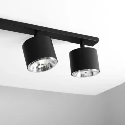 Loftspot Bot, sort, 4 lyskilder^ALDEX Hot