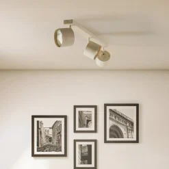 Loftspot Chloe justerbar med 3 lyskilder, beige^Argon Hot