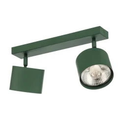 Børn Argon Loftspot Chloe justerbar med 2 lyskilder, grøn