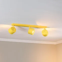 Loftspot Chloe justerbar med 3 lyskilder, gul^Argon Discount