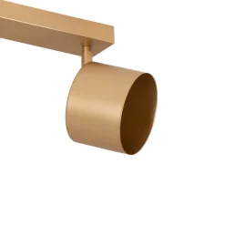 Børn Argon Loftspot Chloe justerbar med 3 lyskilder, guld