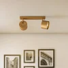 Børn Argon Loftlamper|Loftlamper>Loftspot Chloe justerbar med 2 lyskilder, guld
