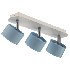 Eko-Light Loftspot Cloudy med 3 lyskilder, blå
