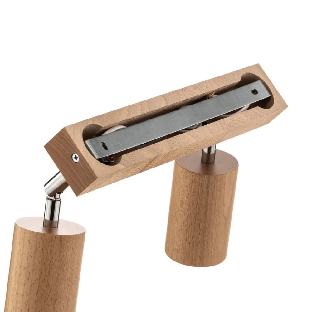 Loftspot Cre i træ, 2 lyskilder^SOLLUX LIGHTING Clearance