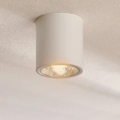 Luminex Loftspot Downlight round i hvid, Ø 13,3 cm