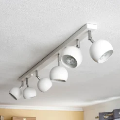 Loftspot Flame, hvid, 6 lyskilder^SOLLUX LIGHTING New