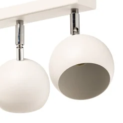 Loftspot Flame, hvid, 6 lyskilder^SOLLUX LIGHTING New