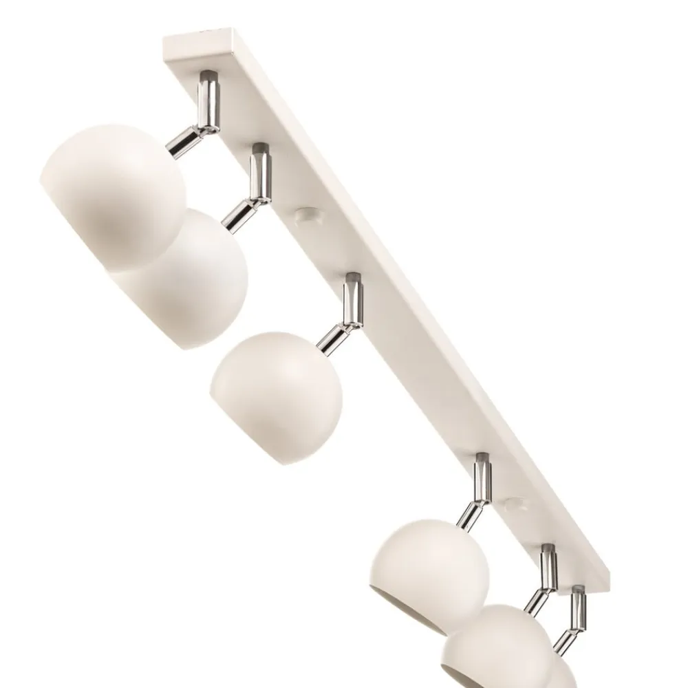 Loftspot Flame, hvid, 6 lyskilder^SOLLUX LIGHTING New
