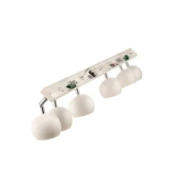 Loftspot Flame, hvid, 6 lyskilder^SOLLUX LIGHTING New