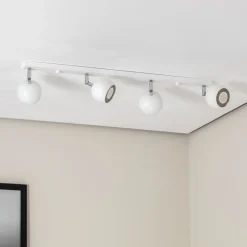 Loftspot Flame, hvid, 4 lyskilder, lang^SOLLUX LIGHTING Best