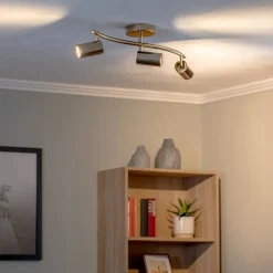 Lucea Loftspot, guld, 3 lyskilder