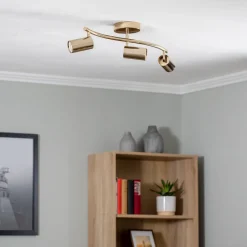 Lucea Loftspot, guld, 3 lyskilder