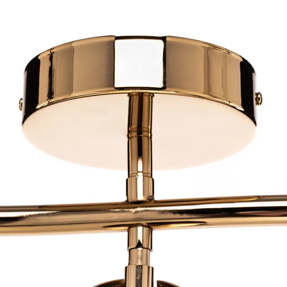 Lucea Loftspot, guld, 3 lyskilder