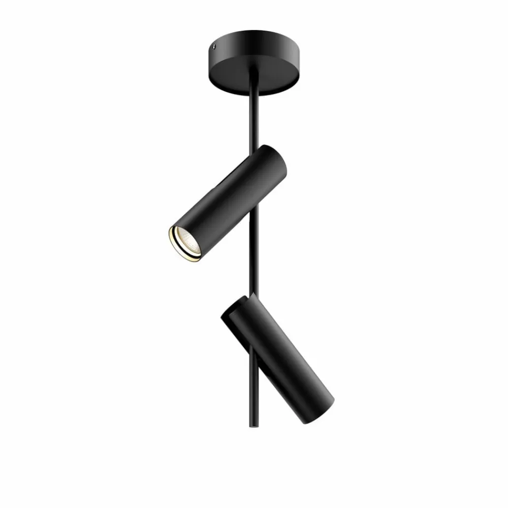 Loftspot Leda 2, 2 lyskilder, sort^SIGMA New