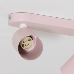 Børn TK Lighting Loftspot Livia, lyserød, 35 cm, 2 lyskilder, metal, GU10