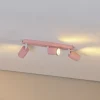 Loftspot Livia, lyserød, 52 cm, 3 lyskilder, metal, GU10^TK Lighting Outlet