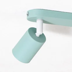 Børn TK Lighting Loftspot Livia, mintgrøn, 35 cm, 2 lyskilder, metal, GU10