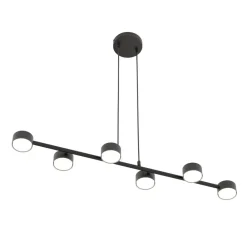 EMIBIG LIGHTING Loftspot, Megara, længde 80 cm, metal, 6 lyskilder.