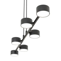 EMIBIG LIGHTING Loftspot, Megara, længde 80 cm, metal, 6 lyskilder.