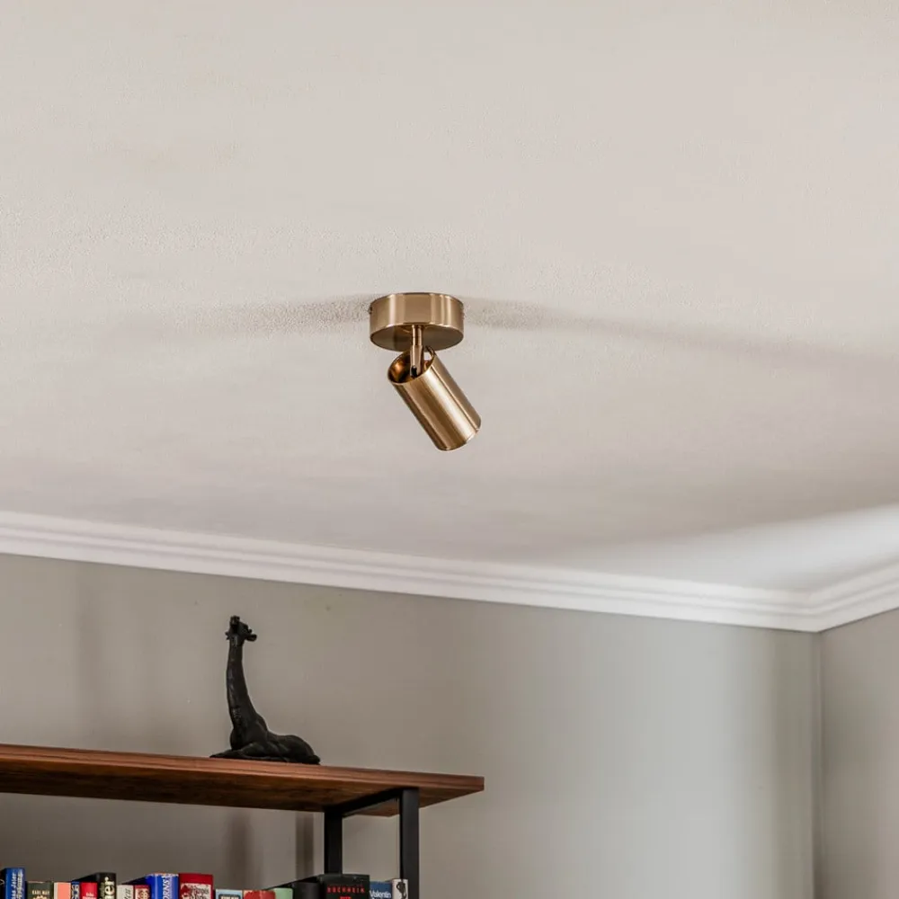 Loftspot, messing antik, 1 lyskilde^Lucea Hot