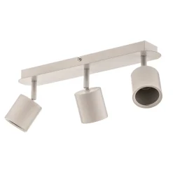 Luminex Loftspot Modo i stål, hvid, 3 lyskilder