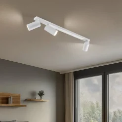 Nowodvorski Lighting Loftspot Mono III, 3 lyskilder, hvid, 84 cm lang, GU10