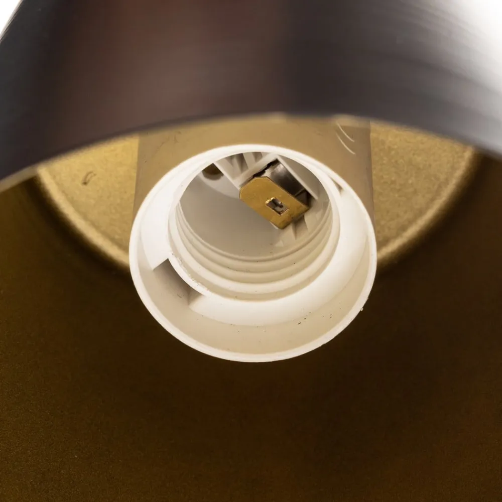 EMIBIG LIGHTING Spotlights>Loftspot Prism, 1 lyskilde, sort/guld