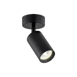 Argon Loftspot Sado sort stål, justerbar 1 lyskilde rund