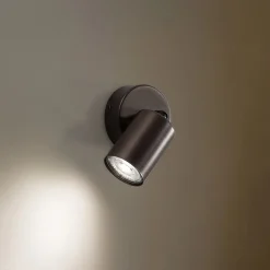 TK Lighting Loftspot Top, justerbar, brun, 1 lyskilde