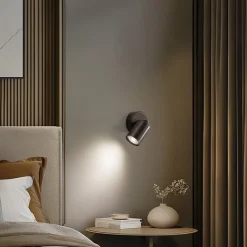 TK Lighting Loftspot Top, justerbar, brun, 1 lyskilde