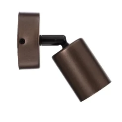 TK Lighting Loftspot Top, justerbar, brun, 1 lyskilde