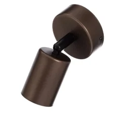 TK Lighting Loftspot Top, justerbar, brun, 1 lyskilde