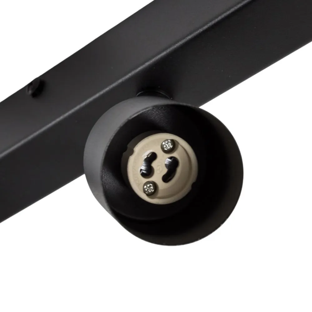 TK Lighting Loftspot Top, sort, 127 cm, 6 lyskilder, metal, GU10