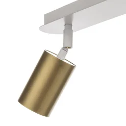 Loftspot Zen 3 med 3 lyskilder i hvid og guld^EMIBIG LIGHTING Hot