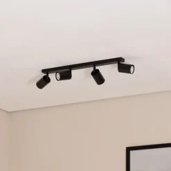 Loftspot Zoom, 4 lyskilder, sort^SIGMA Best