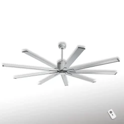 CasaFan Loftventilatorer>Loftventilator Big Smooth Eco 220 cm titaniumsølv