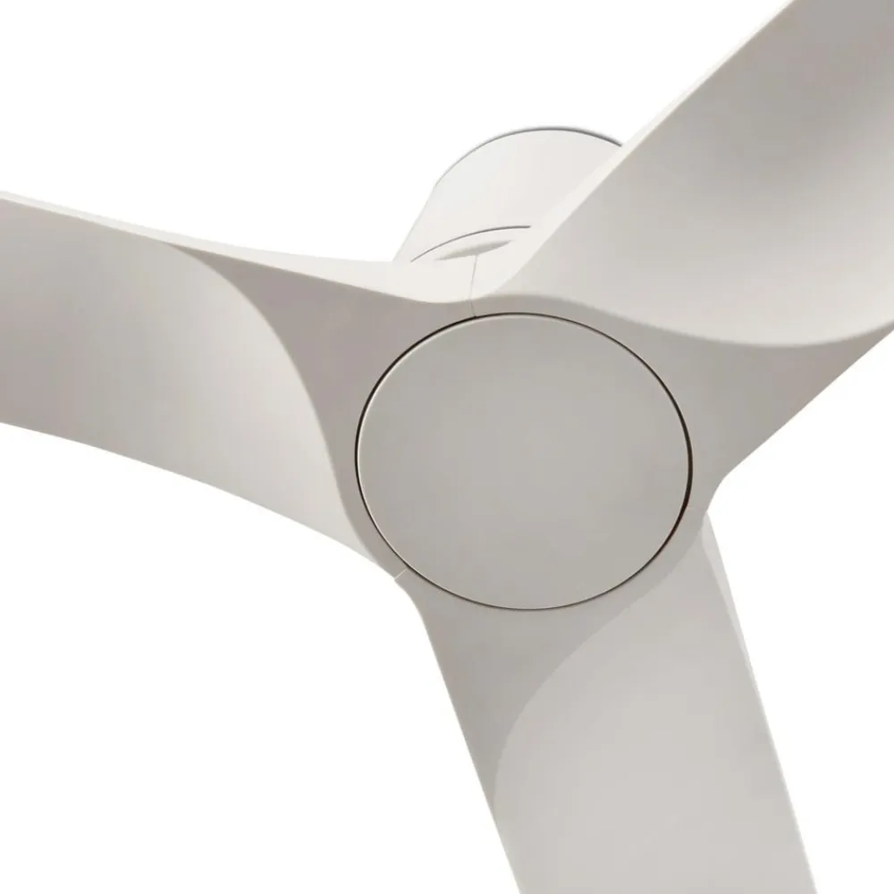 FARO BARCELONA Loftventilatorer>Loftventilator Hey S, hvid, DC-motor, støjsvag, Ø 90 cm