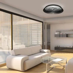 Mantra Iluminación Loftventilator Himalaya LED-app, fjernbetjening, sort