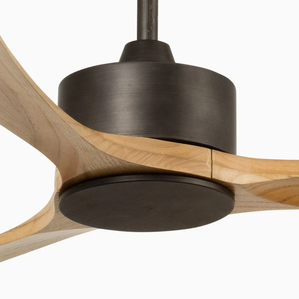 FARO BARCELONA Loftventilatorer>Loftventilator Kauai XL, DC, brun