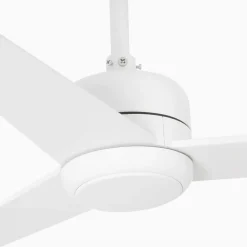 FARO BARCELONA Loftventilator Nuu, trevinget, hvid